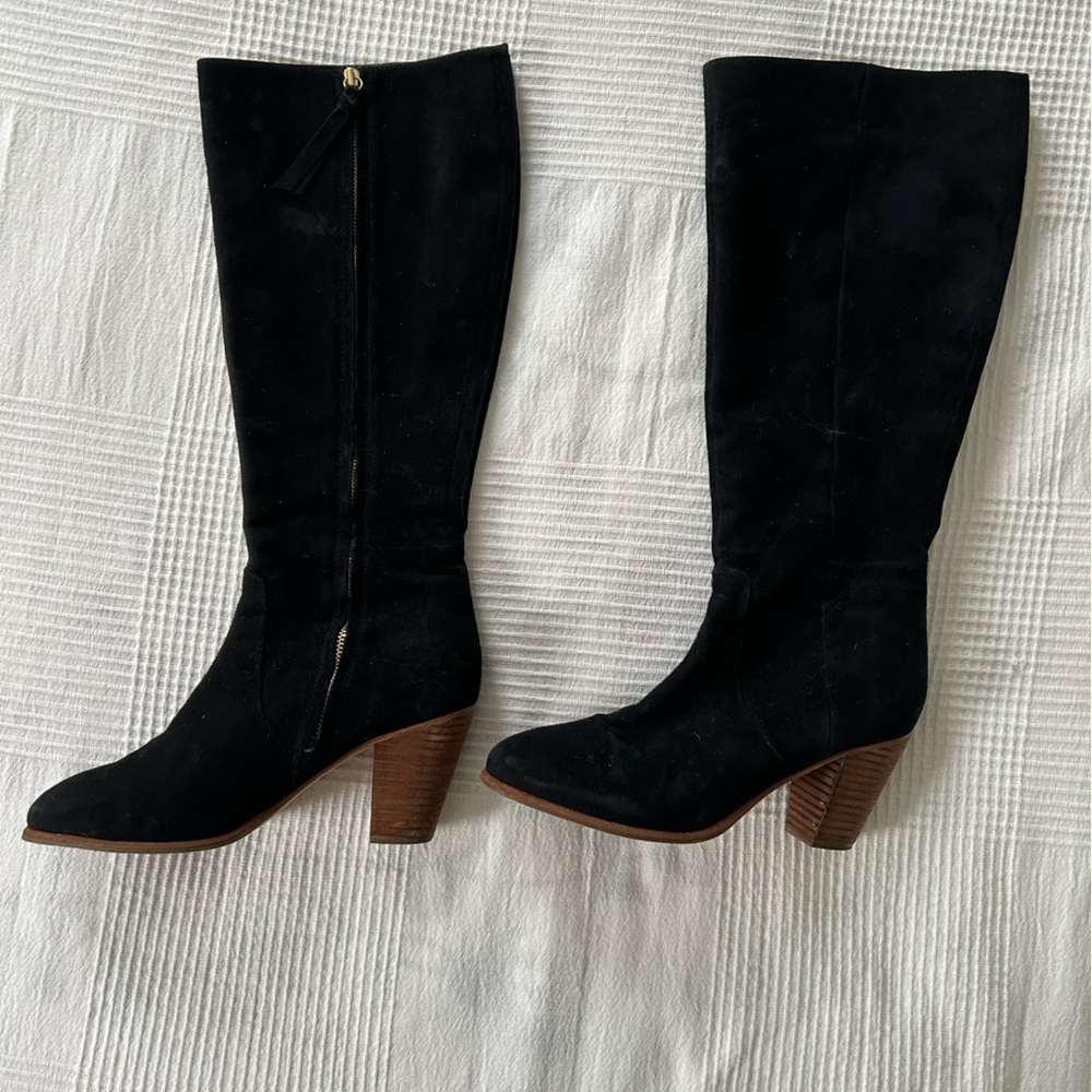 Boden Suede Heeled Boots